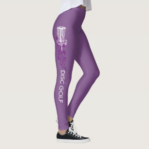 Purple Disc Golf Leggings