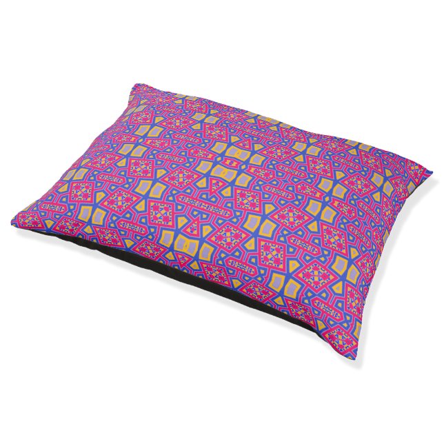 Purple Dog Bed (Angled)