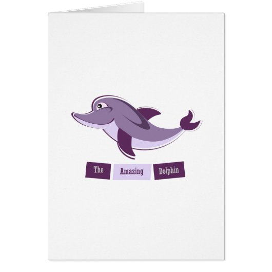 Purple Dolphin Cards (Front)