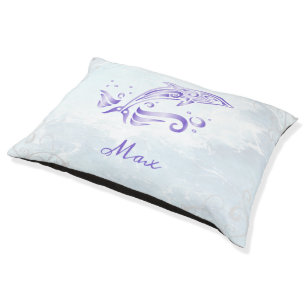 Purple Dolphin Dog Bed