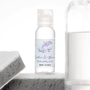Purple Dolphin Personalized Hand Sanitizer