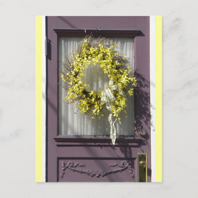 Purple door postcard (Front)