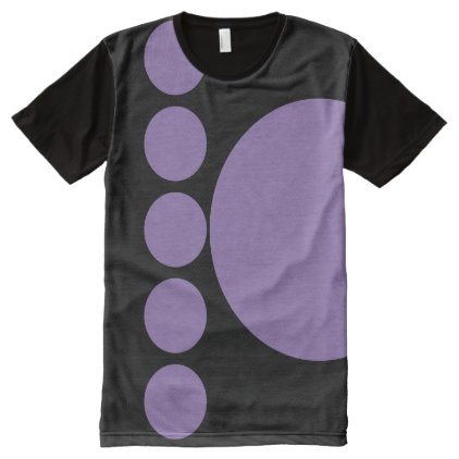 Purple Dots All-Over-Print Shirt