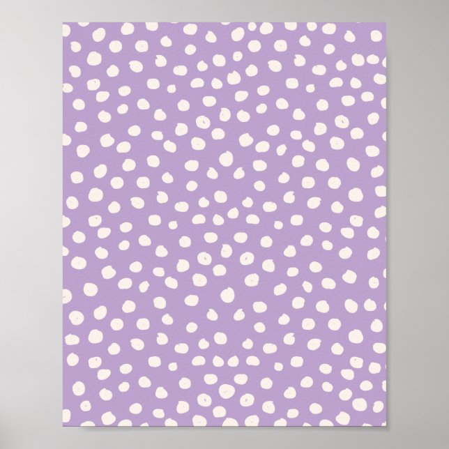 Purple Dots Animal Print Spots (Front)