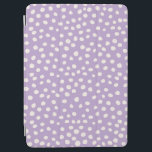 Purple Dots Animal Print Spots iPad Air Cover<br><div class="desc">Animal Print Dots – Pruple dalmatian spots.</div>