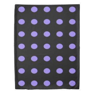 Purple Dots Duvet Cover