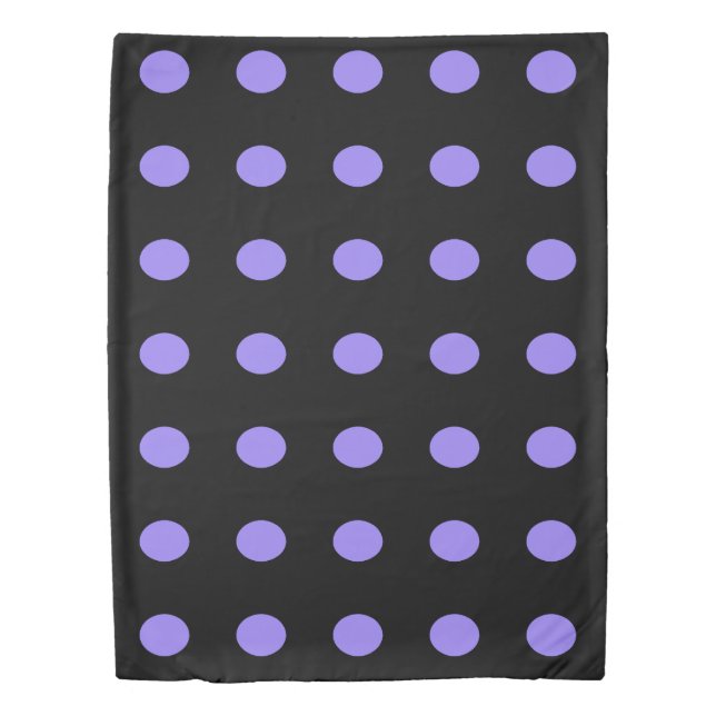 Purple Dots Duvet Cover (Front)