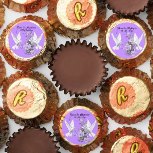 Purple Doves And Roses Reeses Peanut Butter Cups