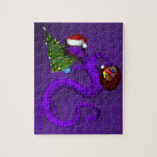 Purple Dragon 8x10 Jigsaw Puzzle
