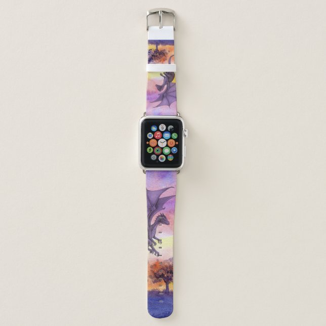 Purple Dragon Apple Watch Band (Front)