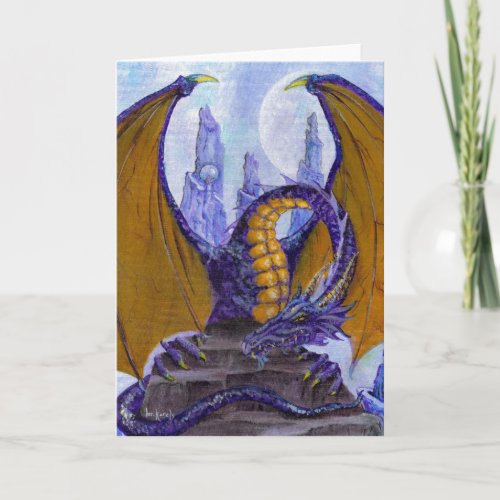 purple dragon card