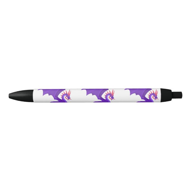 Purple dragon cartoon pen (Front)