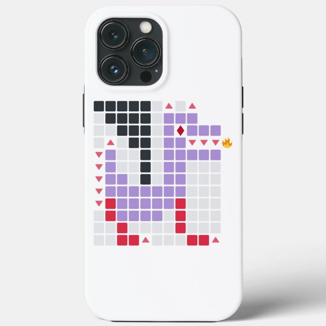 Purple Dragon (Emoji Art) Case-Mate iPhone Case (Back)