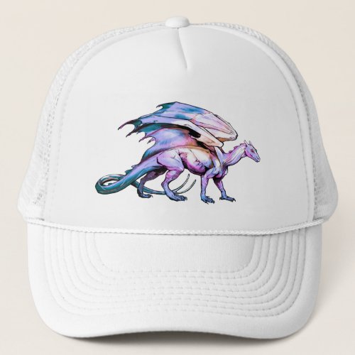 Purple Dragon Fantasy Flight Trucker Hat