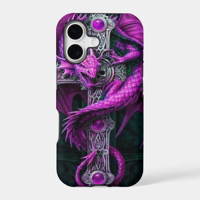 Purple Dragon Iphone Case (Back)