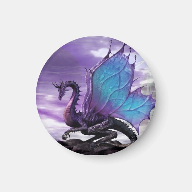 Purple Dragon Magnet (Front)