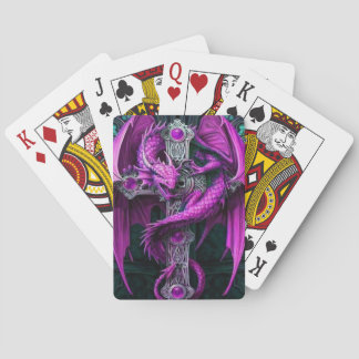 Purple Dragon Poker Cards