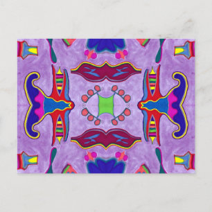Purple Dragon Postcard