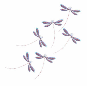 Purple dragonflies magnet