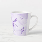 Purple Dragonflies, Personalized Coffee Mugs (Right)