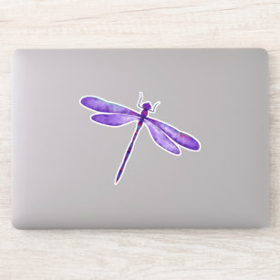 Purple Dragonfly Custom - Cut Vinyl Sticker