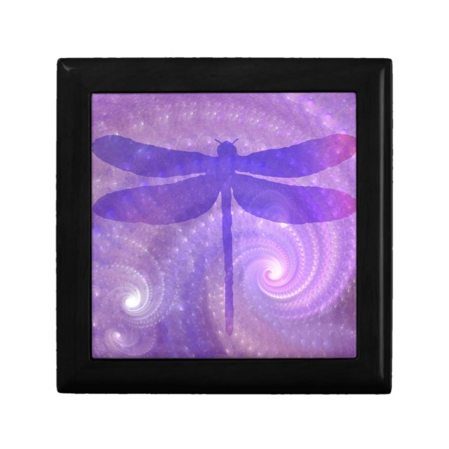 Purple Dragonfly Jewelry Box (Front)