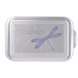 Purple Dragonfly Personalized Cake Pan