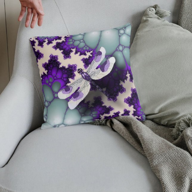 Purple Dragonfly Pillow (Creator Uploaded)