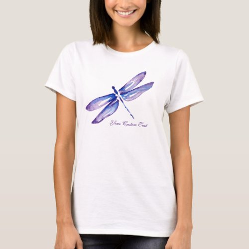 Purple Dragonfly Womens Tshirts  Unique Gifts