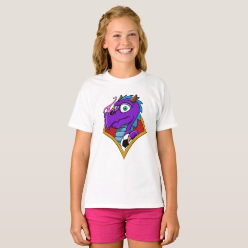 Purple Dragons soccer team shirt