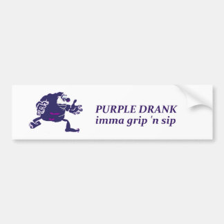 Purple Drank Bumper Sticker