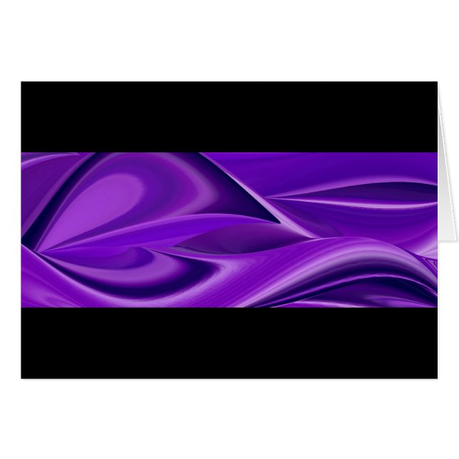 Purple Dream , Abstract Fantasy Rainbow-Art Cards (Front Horizontal)