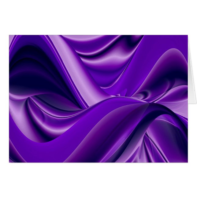 Purple Dream , Abstract Fantasy Rainbow-Art Cards (Front Horizontal)