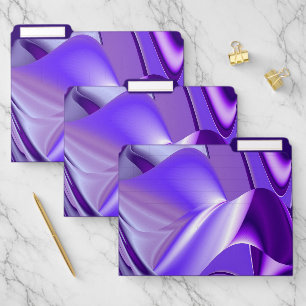 Purple Dream , Abstract Fantasy Rainbow-Art File Folder