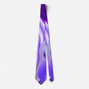 Purple Dream , Abstract Fantasy Rainbow-Art Neck Tie