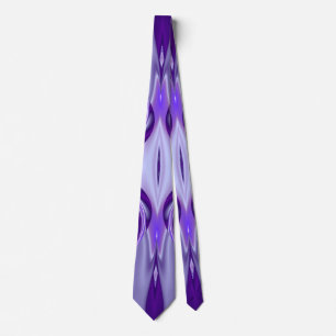 Purple Dream , Abstract Fantasy Rainbow-Art Neck Tie