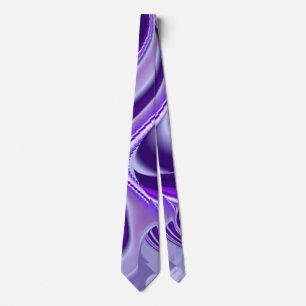 Purple Dream , Abstract Fantasy Rainbow-Art Neck Tie