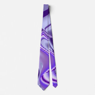 Purple Dream , Abstract Fantasy Rainbow-Art Neck Tie