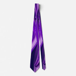 Purple Dream , Abstract Fantasy Rainbow-Art Neck Tie