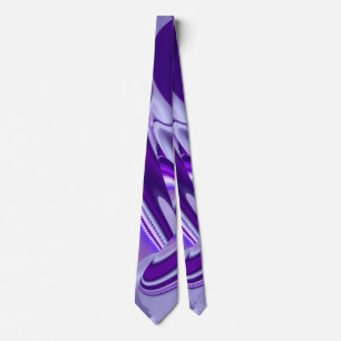Purple Dream , Abstract Fantasy Rainbow-Art Neck Tie