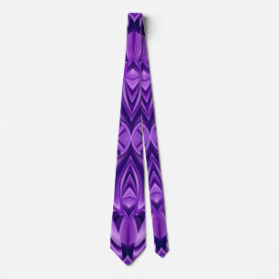 Purple Dream , Abstract Fantasy Rainbow-Art Neck Tie