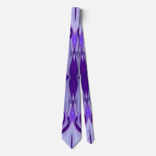 Purple Dream , Abstract Fantasy Rainbow-Art Neck Tie