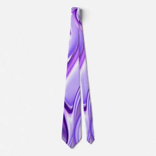 Purple Dream , Abstract Fantasy Rainbow-Art Neck Tie