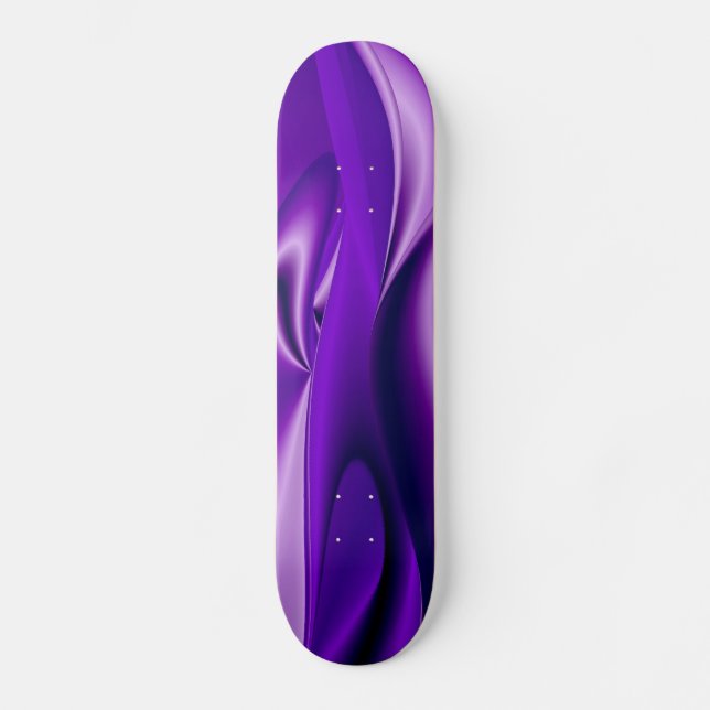 Purple Dream , Abstract Fantasy Rainbow-Art Skateboard (Front)