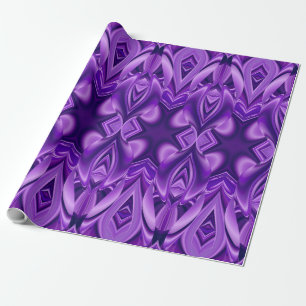 Purple Dream , Abstract Fantasy Rainbow-Art Wrapping Paper