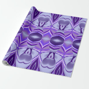 Purple Dream , Abstract Fantasy Rainbow-Art Wrapping Paper