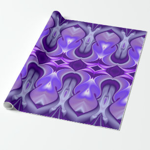 Purple Dream , Abstract Fantasy Rainbow-Art Wrapping Paper