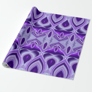 Purple Dream , Abstract Fantasy Rainbow-Art Wrapping Paper