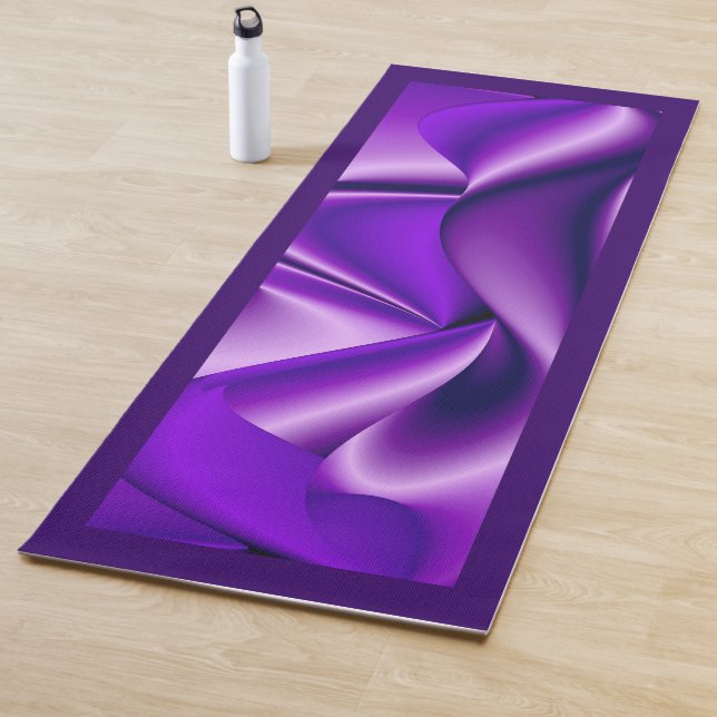 Purple Dream , Abstract Fantasy Rainbow-Art Yoga Mat (In Situ)