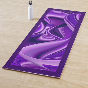 Purple Dream , Abstract Fantasy Rainbow-Art Yoga Mat